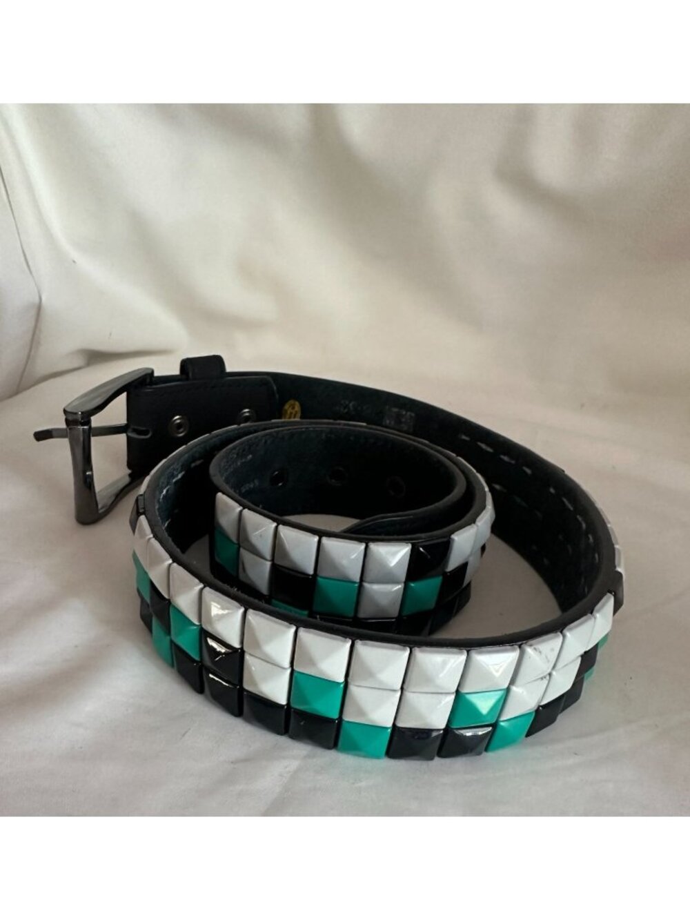 Vintage studded belt by LOWLIFE 28"-32"